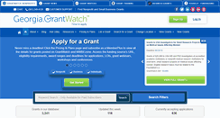 Desktop Screenshot of georgia.grantwatch.com