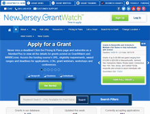 Tablet Screenshot of newjersey.grantwatch.com