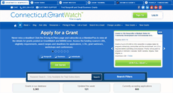 Desktop Screenshot of connecticut.grantwatch.com