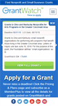 Mobile Screenshot of grantwatch.com